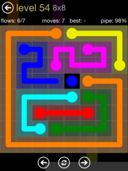 Flow Free 8x8 Mania Board Walkthrough, Cheats & Solutions image 100