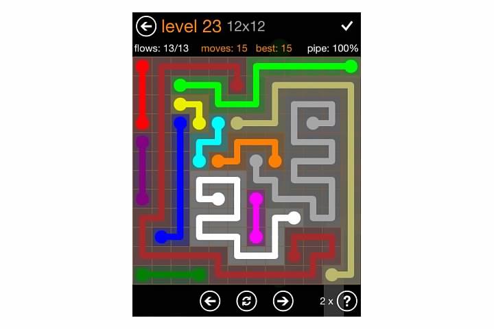 Flow Free Jumbo Pack Walkthrough, Cheats, & Solutions image 63