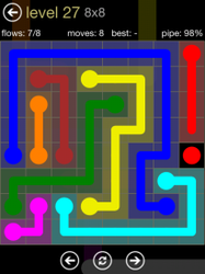Flow Free 8x8 Mania Board Walkthrough, Cheats & Solutions image 70