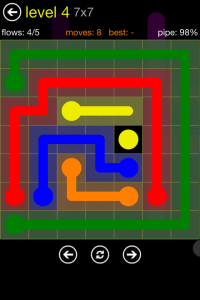 Flow Free 7x7 Level 4