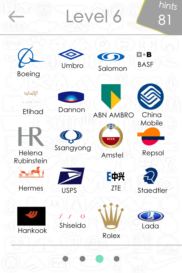 Logos Quiz Answers Level 6