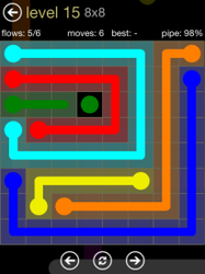 Flow Free 8x8 Mania Board Walkthrough, Cheats & Solutions image 56