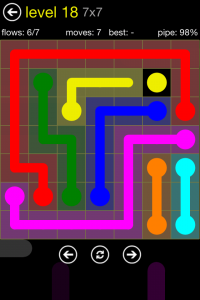 Flow Free 7x7 Level 18