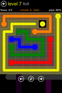 Flow Free 8x8 Level 7