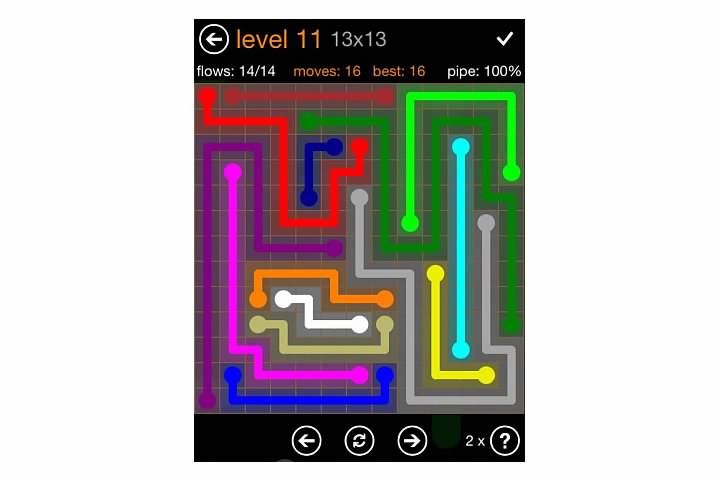 Flow Free Jumbo Pack Walkthrough, Cheats, & Solutions image 11