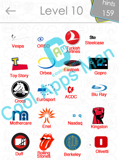 Logo quiz answers level 10