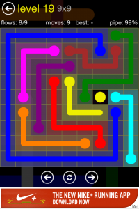 Flow Free 9x9 Level 19