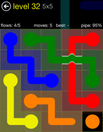 Flow Free Bridges 5x5 32
