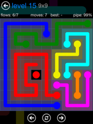Flow Free 9x9 Level 15