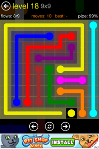 Flow Free 9x9 Level 18