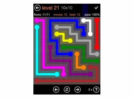 Flow Free Jumbo Pack Walkthrough, Cheats, & Solutions image 6