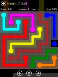 Flow Free 8x8 Mania Board Walkthrough, Cheats & Solutions image 117