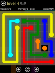 Flow Free 8x8 Mania Board Walkthrough, Cheats & Solutions image 84
