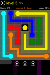 Flow Free 7x7 Level 5
