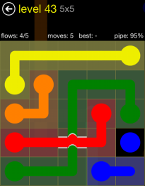 Flow Free Bridges 5x5 43