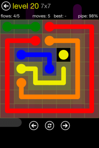 Flow Free 7x7 Level 20