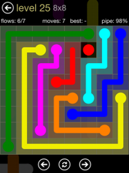 Flow Free 8x8 Mania Board Walkthrough, Cheats & Solutions image 68
