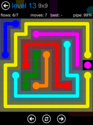 Flow Free 9x9 Level 13
