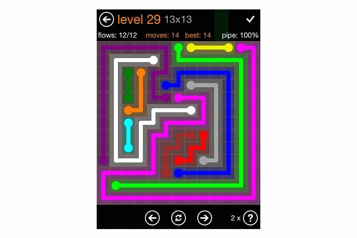 Flow Free Jumbo Pack Walkthrough, Cheats, & Solutions image 88