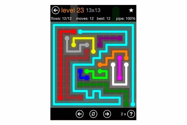 Flow Free Jumbo Pack Walkthrough, Cheats, & Solutions image 64