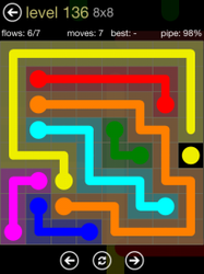 Flow Free 8x8 Mania Board Walkthrough, Cheats & Solutions image 41