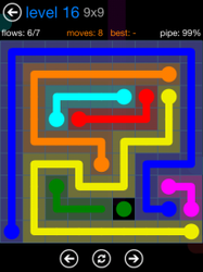 Flow Free 9x9 Level 16