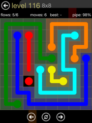 Flow Free 8x8 Mania Board Walkthrough, Cheats & Solutions image 19