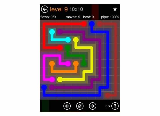 Flow Free Jumbo Pack Walkthrough, Cheats, & Solutions image 150