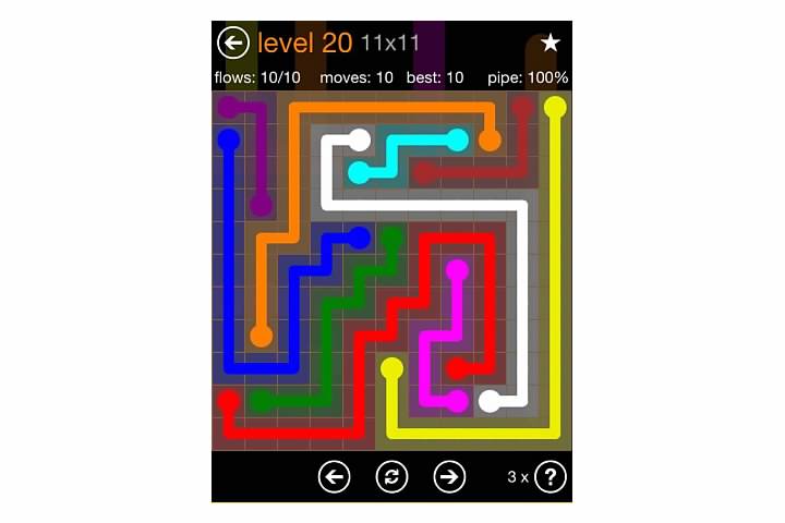 Flow Free Jumbo Pack Walkthrough, Cheats, & Solutions image 47