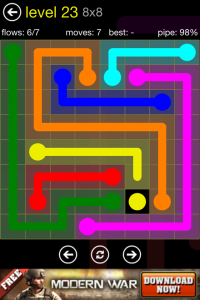 Flow Free 8x8 Level 23