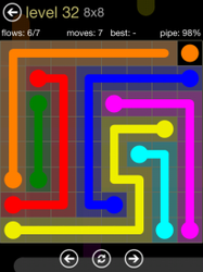 Flow Free 8x8 Mania Board Walkthrough, Cheats & Solutions image 76