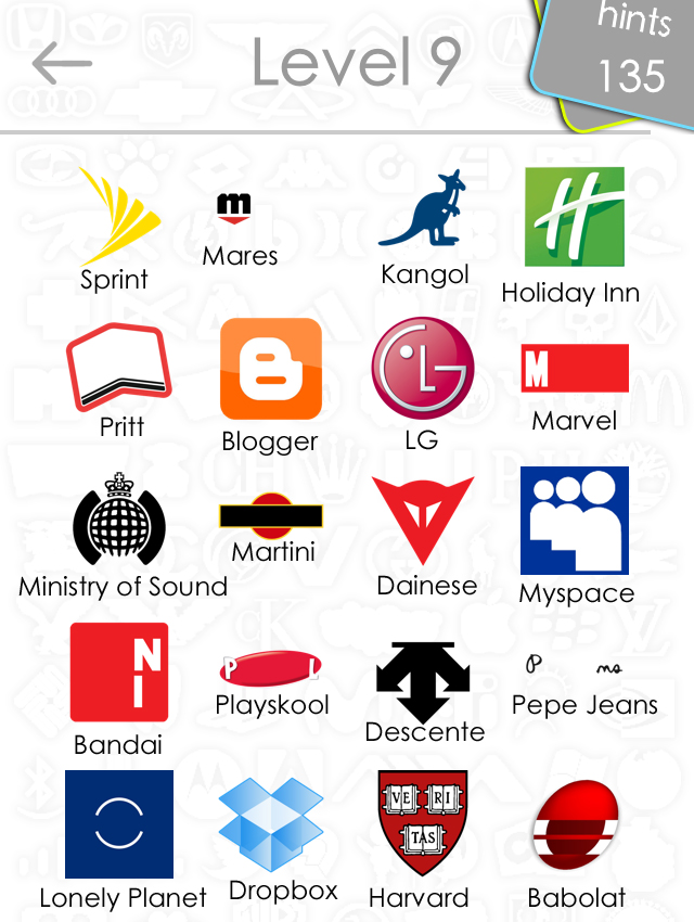 Logos Quiz Answers Level 9