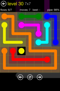 Flow Free 7x7 Level 30