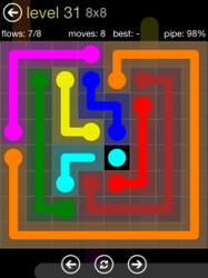 Flow Free 8x8 Mania Board Walkthrough, Cheats & Solutions image 75