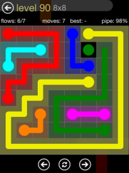 Flow Free 8x8 Mania Board Walkthrough, Cheats & Solutions image 140
