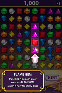 Bejeweled Blitz Flame Gem