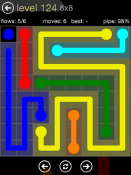 Flow Free 8x8 Mania Board Walkthrough, Cheats & Solutions image 28