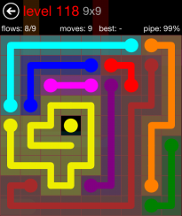 Flow Free 9x9 Level 118