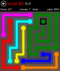 Flow Free 9x9 Level 80