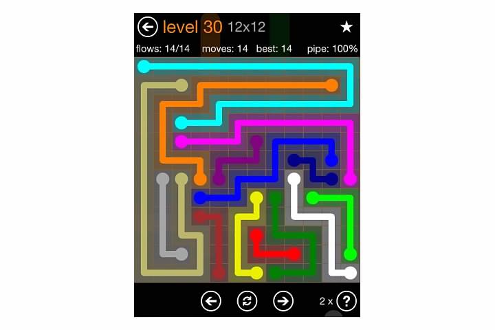 Flow Free Jumbo Pack Walkthrough, Cheats, & Solutions image 92