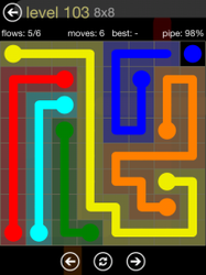 Flow Free 8x8 Mania Board Walkthrough, Cheats & Solutions image 6