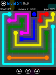 Flow Free 9x9 Mania Level 24