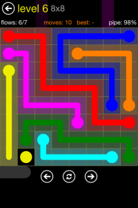 Flow Free 8x8 Level 6