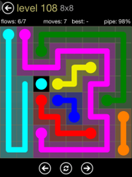 Flow Free 8x8 Mania Board Walkthrough, Cheats & Solutions image 11