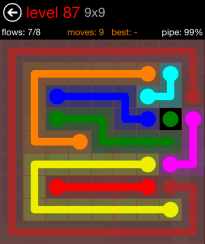 Flow Free 9x9 Level 87