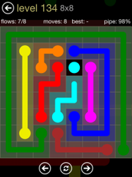 Flow Free 8x8 Mania Board Walkthrough, Cheats & Solutions image 39