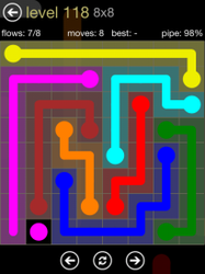 Flow Free 8x8 Mania Board Walkthrough, Cheats & Solutions image 21