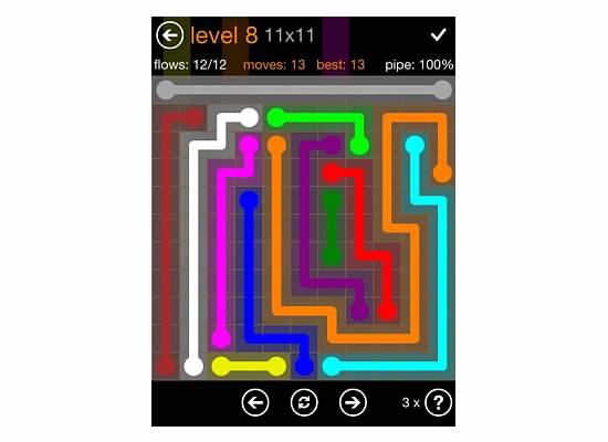 Flow Free Jumbo Pack Walkthrough, Cheats, & Solutions image 114
