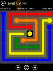 Flow Free 8x8 Mania Board Walkthrough, Cheats & Solutions image 138