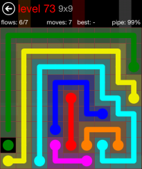 Flow Free 9x9 Level 73